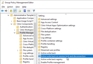 Active Write Back Citrix Profile Management 2407 – Carl Stalhood