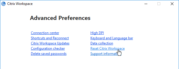 Parsing multiple parameters using the Citrix SelfService.exe