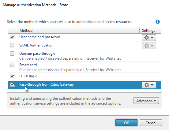StoreFront 2203 LTSR – Configuration for Citrix Gateway – Carl 