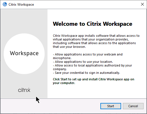 Parsing multiple parameters using the Citrix SelfService.exe