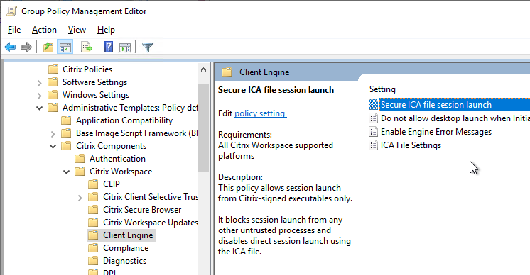 Parsing multiple parameters using the Citrix SelfService.exe